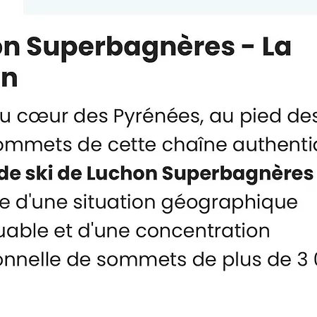 Daire Au Pied Des Pistes *